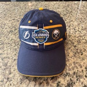 NHL Global Series Sweden 2019 Fanatics Snap Back Blue/Yellow Hat/Cap Adj